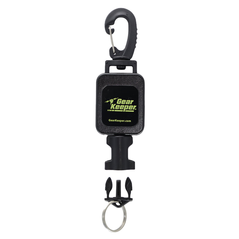 Load image into Gallery viewer, SCUBA Small Flashlight Retractor, HD Rotating Snap Clip