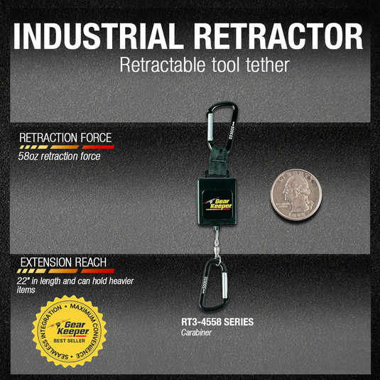 Instrument Tether - Magnum, 58oz, Alum Carabiner