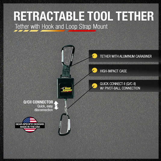 Instrument Tether - Magnum, 58oz, Alum Carabiner
