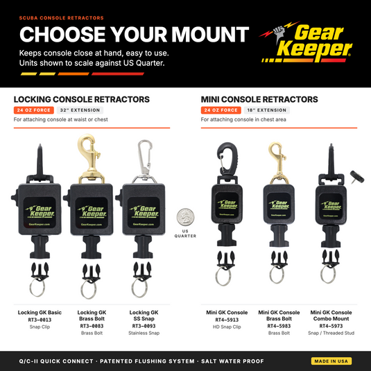 SCUBA Console Retractors