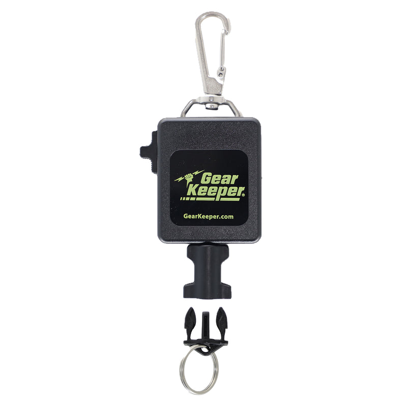 Load image into Gallery viewer, SCUBA Console Retractor, Stainless Steel Snap Clip
