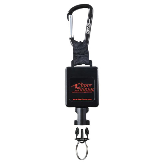 FIRE: Large Flashlight Retractor, AL Carabiner