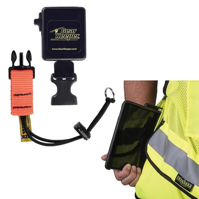 Tablet/Large Radio Tether - Retractable -Vest Mounted