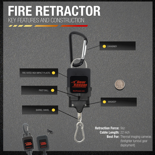 MAG KEEP™ TIC Retractor -- Thermal Imaging Camera Retractor with Magnetic Latch