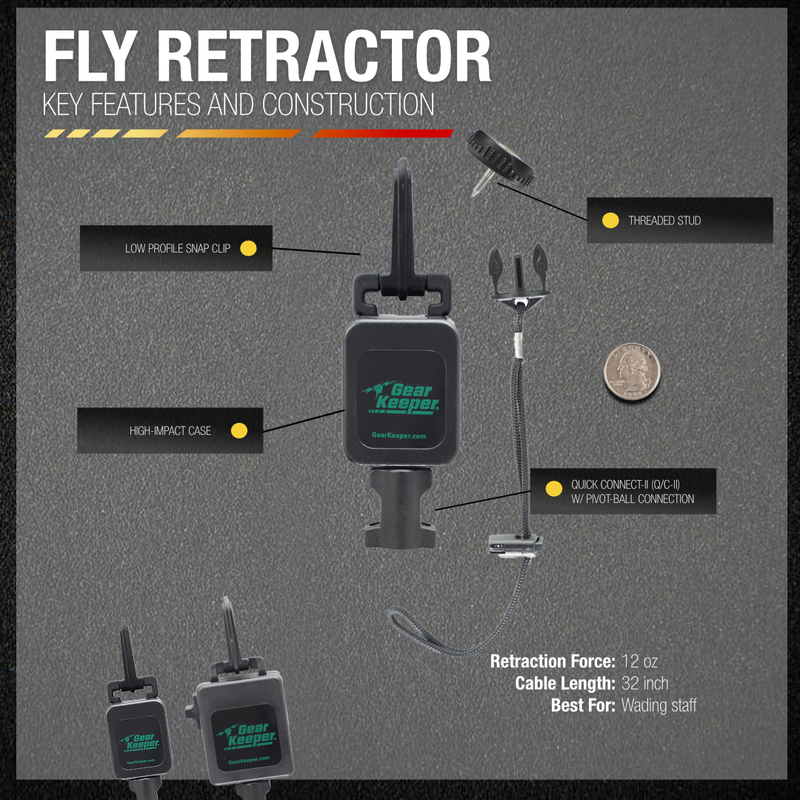 Load image into Gallery viewer, Fishing Wading Staff Retractor
