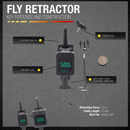 Fishing Wading Staff Retractor