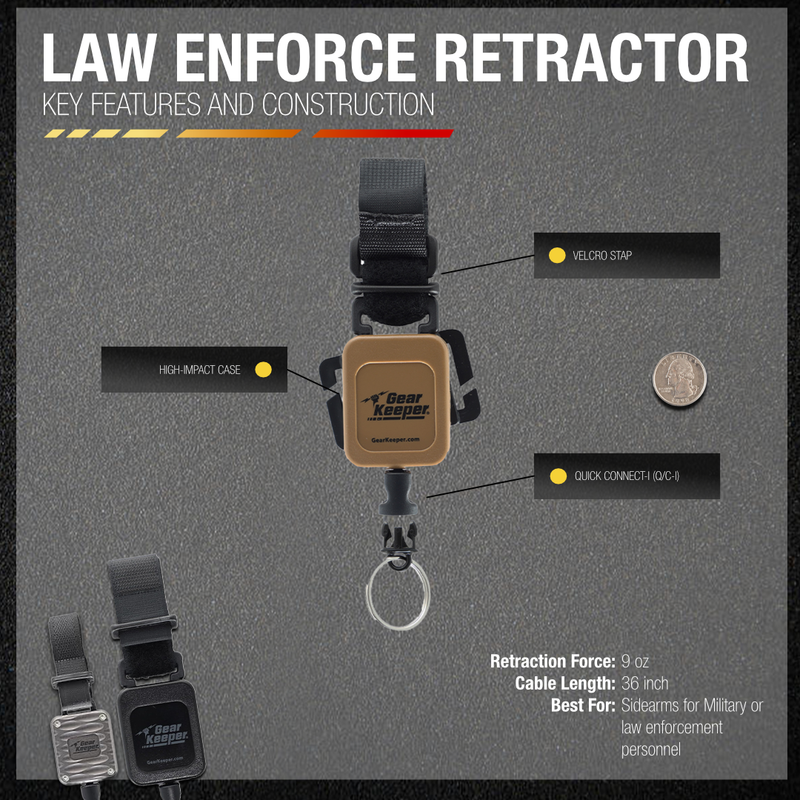 Load image into Gallery viewer, Gear Tether - Combo MOLLE Mount 3 oz, Coyote
