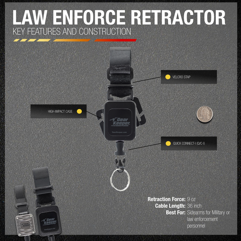 Load image into Gallery viewer, Gear Tether - Combo MOLLE Mount 3 oz, Black
