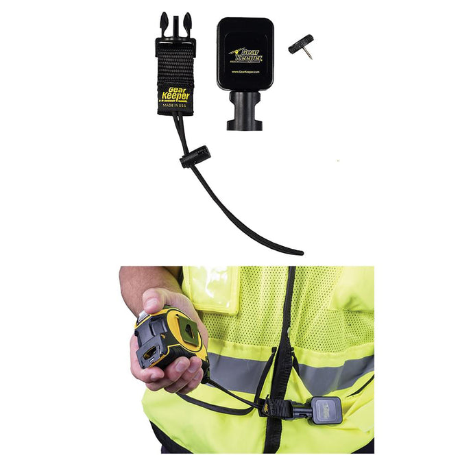 Tape Measure Tether - Retractable - Vest-Mounted