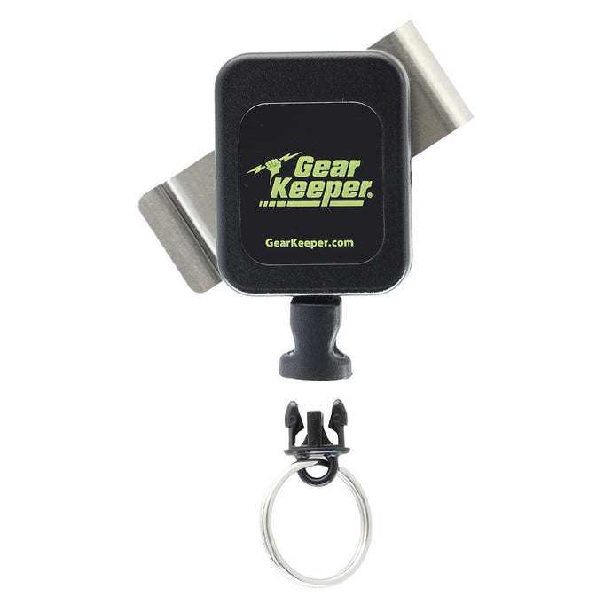 Key Retractor, Medium Force 8-14 keys, Rotating Belt Clip, Extended