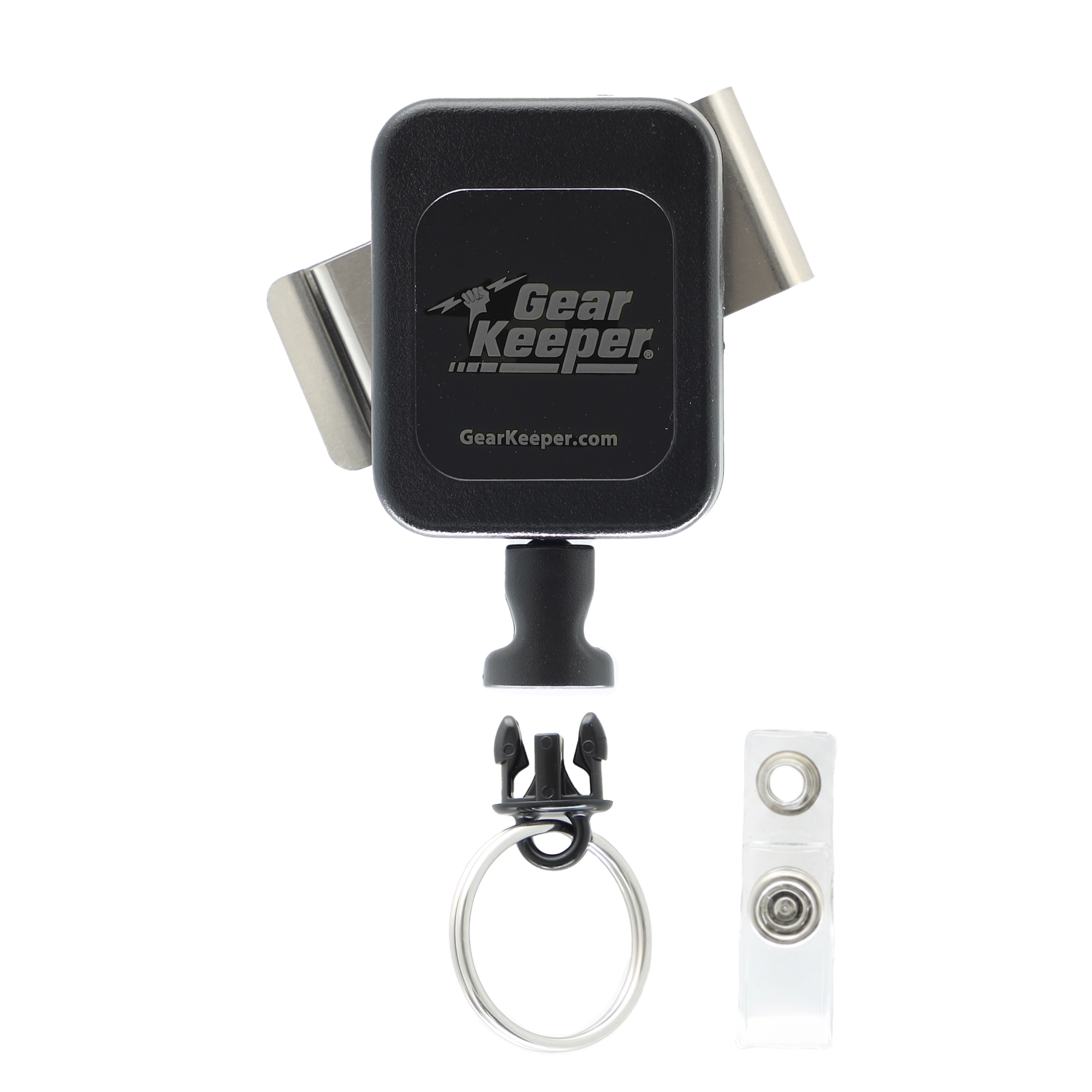 Retractor Key Key Retractor, Medium Force 8-14 keys, Rotating Belt Clip – Gear Keeper®