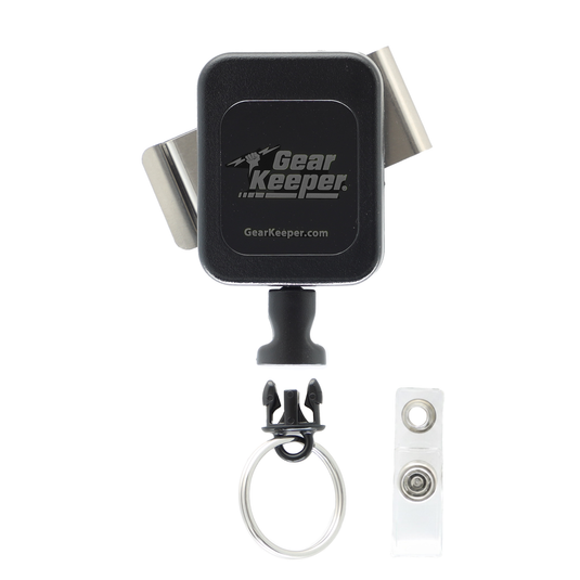 Key Retractor, Medium Force 8-14 keys, Rotating Belt Clip