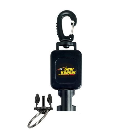 SCUBA Medium Flashlight Retractor, HD Rotating Snap Clip