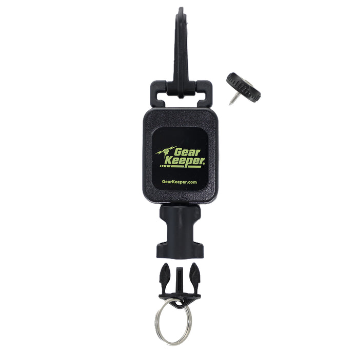 SCUBA Small Flashlight Retractor, Combo Mount