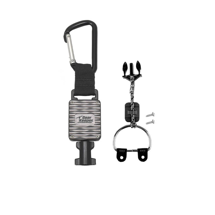 Aluminum SEEK Reveal Thermal Camera Retractor - Gray - Carabiner