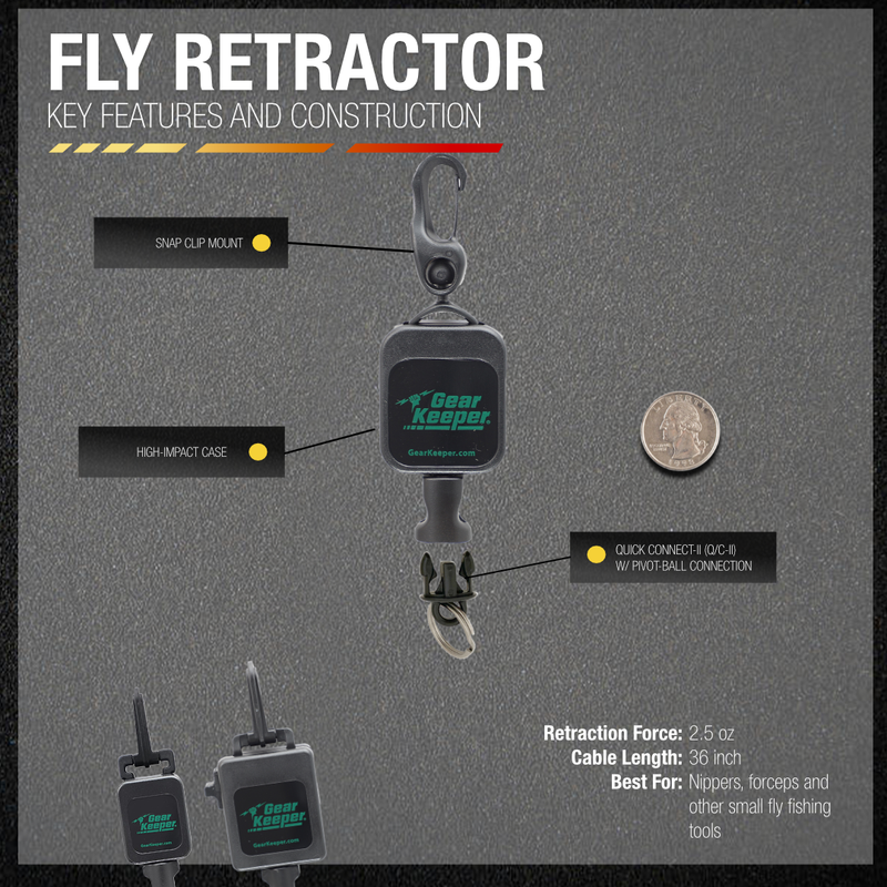 Load image into Gallery viewer, Fishing, Micro Retractor "Super Zinger"  Snap Clip Mount
