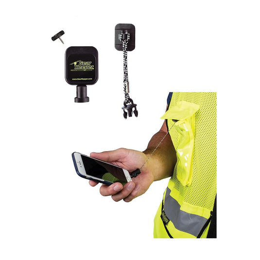 Smart Phone Tether - Retractable - Vest Mounted