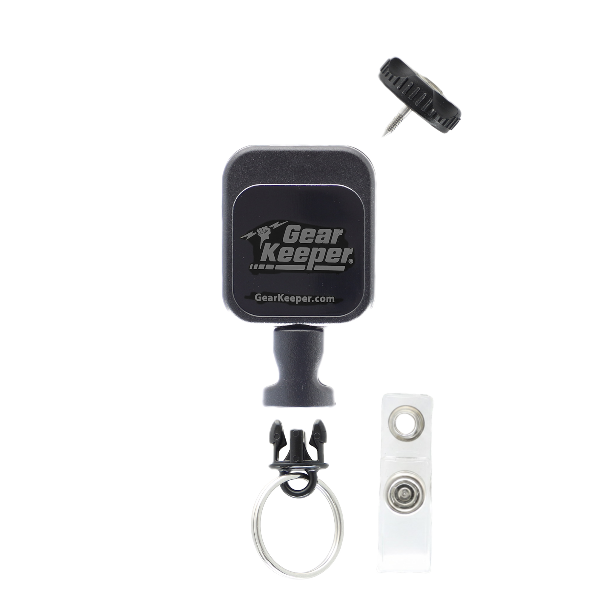 Micro Key / Tool Retractor, Threaded Stud Mount – Gear Keeper®