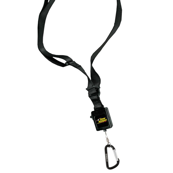 Instrument Shoulder Strap - w/ 48oz Retractor, Alum. Carabiner end