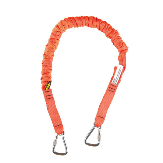 Tool Tether, Anchored, 9 foot, 2 Stainless Steel Locking Carabiners