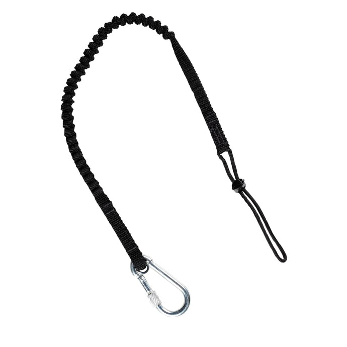 Tool Tether, Economy, Zinc Locking Carabiner w/ fixed end lanyard