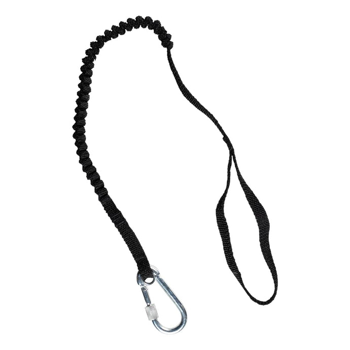 Tool Tether, Economy, Zinc Locking Carabiner / looped end